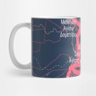 Nicosia colour map Mug